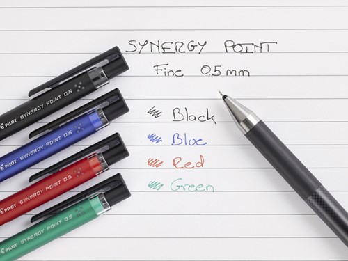 Gelschrijver Pilot Synergy point fijn rood-1