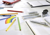 Puntenslijper Faber-Castell 2001 trio grip zilver-1