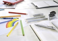 Puntenslijper Faber-Castell 2001 trio grip zilver-11