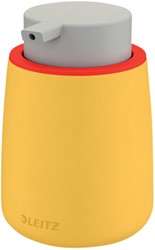 Handzeepdispenser Leitz Cosy voor handzeep 300ml geel