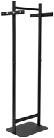 Garderoberek MAUL Salsa staand 172x52x40cm 40kg, 8 haken zwart RAL9004-2