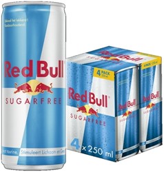 Energiedrank Red Bull sugarfree blik 250 ml