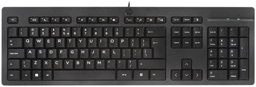 Toetsenbord HP 125 Qwerty zwart