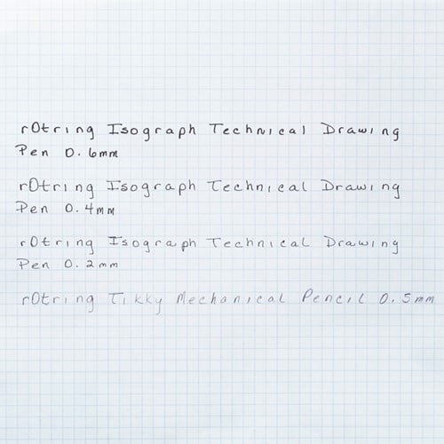 Tekenset rOtring Isograph 7-delig-1