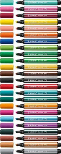 Viltstift STABILO Pen 68/46 Max zwart-3