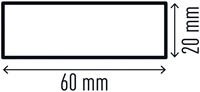 Beschermingsprofiel Durable S20 recht 1m geel zwart-3