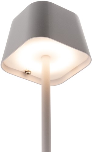 Tafellamp Securit Georgina LED oplaadbaar dimbaar wit-1