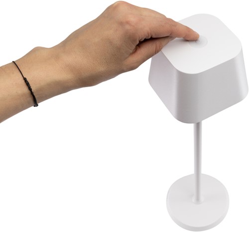 Tafellamp Securit Georgina LED oplaadbaar dimbaar wit-2