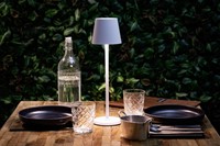 Tafellamp Securit Feline LED oplaadbaar dimbaar wit-2