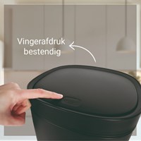 Afvalbak Desq Touch 30 liter RVS zwart-3