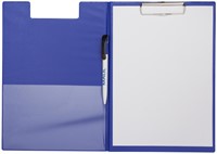 Klembordmap MAUL A4 staand PVC met penlus blauw-2