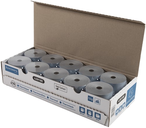 Telrol Exacompta 80mmx76m kern Ø12mm SafeContact thermisch-2
