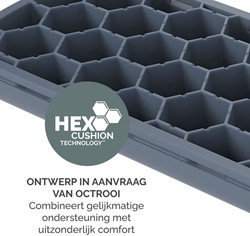 Muismat met polssteun Fellowes Breyta XL blauw