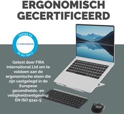 Laptopstandaard Fellowes Alumia zilver