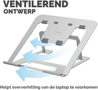 Laptopstandaard Fellowes Alumia zilver-1