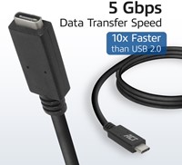 Kabel ACT USB 3.0 to USB-C verlengkabel 2m-2