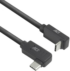 Kabel ACT USB-C hoek links/rechts USB-C hoek boven/beneden 10Gbps 2m