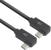Kabel ACT USB-C hoek links/rechts 10Gbps 2m