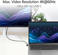 Kabel ACT USB-C hoek links/rechts 10Gbps 2m-3