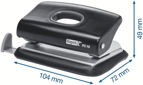 Perforator Rapid Fashion FC10 mini  10 vel zwart-2