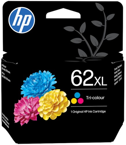 Inktcartridge HP C2P07AE 62XL kleur