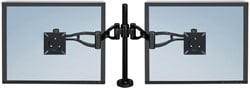 Monitorarm Fellowes Vista dubbel zwart