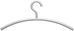 Kledinghanger MAUL acryl 460X190mm wit 5 stuks