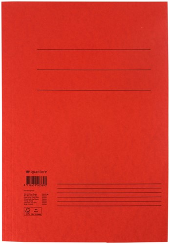 Dossiermap Quantore folio 320gr rood