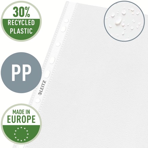 Showtas Leitz Premium 0.10mm PP A4 transparant 100 stuks-1