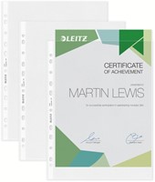 Showtas Leitz Premium 0.10mm PP A4 transparant 100 stuks-2
