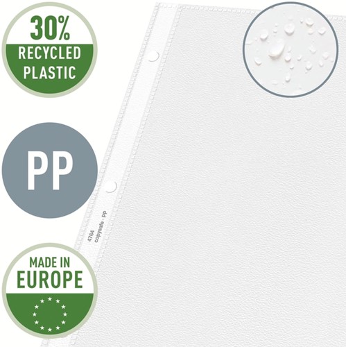 Showtas Leitz Premium met klep copy safe 0.13mm PP A4 transparant 50 stuks-8