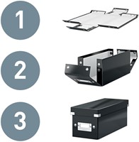 Hangmappenbox Leitz click & store WOW gerecycled karton 357x285x367mm wit-3
