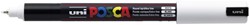 Paintmarker Uni POSCA PC1MR extra fijn wit