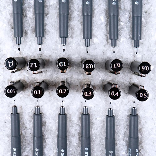 Fineliner Staedtler Pigment 308 zwart 1.0mm-3