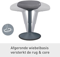Actieve zitkruk Leitz Ergo met comfortzitting-11