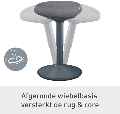 Actieve zitkruk Leitz Ergo met comfortzitting-15
