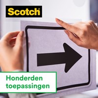 Plakband Scotch Magic 810 19mmx33m onzichtbaar mat 7+1 gratis-3