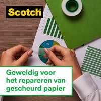 Plakband Scotch Magic 810 19mmx33m onzichtbaar mat 7+1 gratis-2