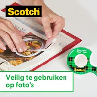 Plakband Scotch Magic 810 19mmx33m onzichtbaar mat 7+1 gratis-3