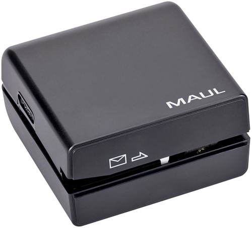 Briefopener MAUL Electrisch incl 4 batterijen 74x70x40mm blister
