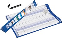Jaarplanner 2027 Legamaster 90x60cm horizontaal gelamineerd en oprolbaar Engelstalig-2