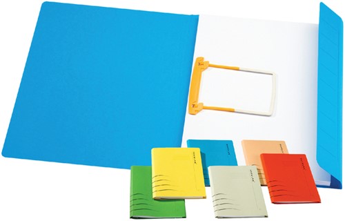Clipmap Secolor A4 100% gerecycled karton 250gr geel verpakt per 50 stuks-2