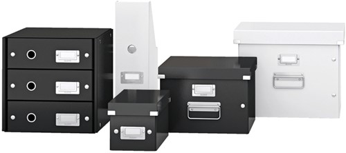 Ladenkast Leitz WOW Click & Store 3 laden gerecycled karton wit-3