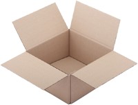 Amerikaanse vouwdoos CleverPack 217x304x150mm B-golf bruin 20 stuks-2
