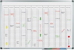 Planbord Legamaster premium jaarplanner verticaal 60x90cm
