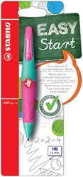 Vulpotlood STABILO Easyergo HB 1.4mm rechts turquoise/neon rz blister