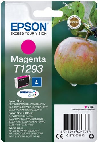 Inktcartridge Epson T1293 rood