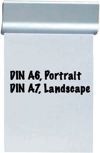 Klemlijst MAUL 113x40mm aluminium zelfklevend-3