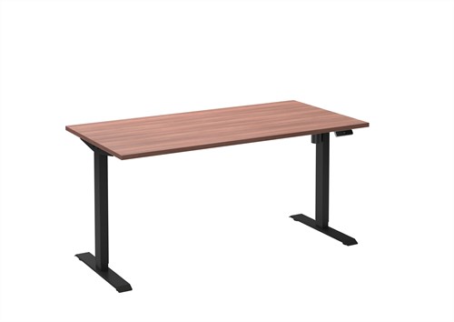Elektrisch zit-sta bureau HOME 160x80 Zwart - Havanna