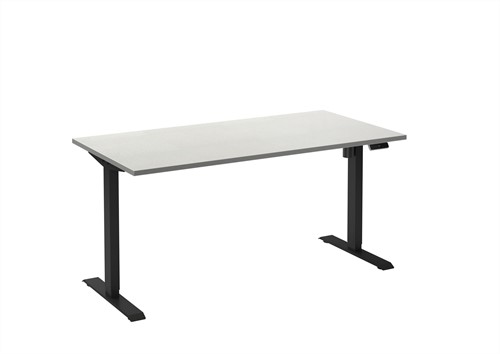 Elektrisch zit-sta bureau HOME 120x60 Zwart - Wit